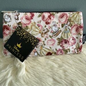 Loungefly Disney Beauty & The Beast Belle Pink Floral Case